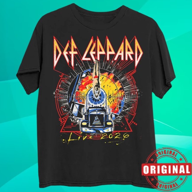 Official Def Leppard Merch Rattvik, SE 2026 Event Tee