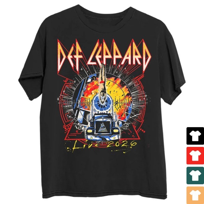 Official Def Leppard Merch Manchester, UK 2026 Event Tee