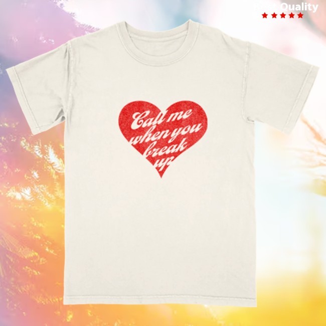 Official Selena Gomez Merch Call Me When You Break Up T-Shirt
