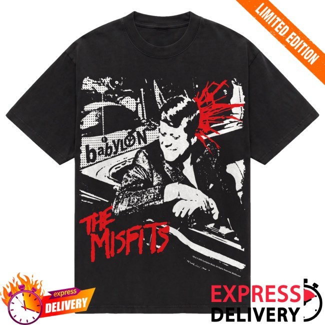 Official Babylon La Merch Misfits Photo Graphic Tee