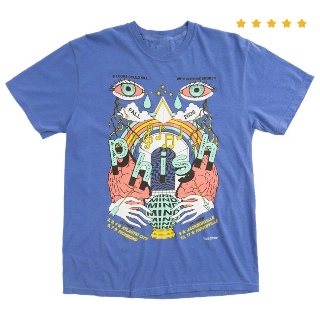 Official Phish Dry Goods Phish x Double Wonderful Brain Waves Fall '26 Tee Phish Merch