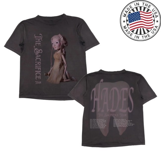 Official Melanie Martinez Merch Circle Vintage Black Us Tour Tee